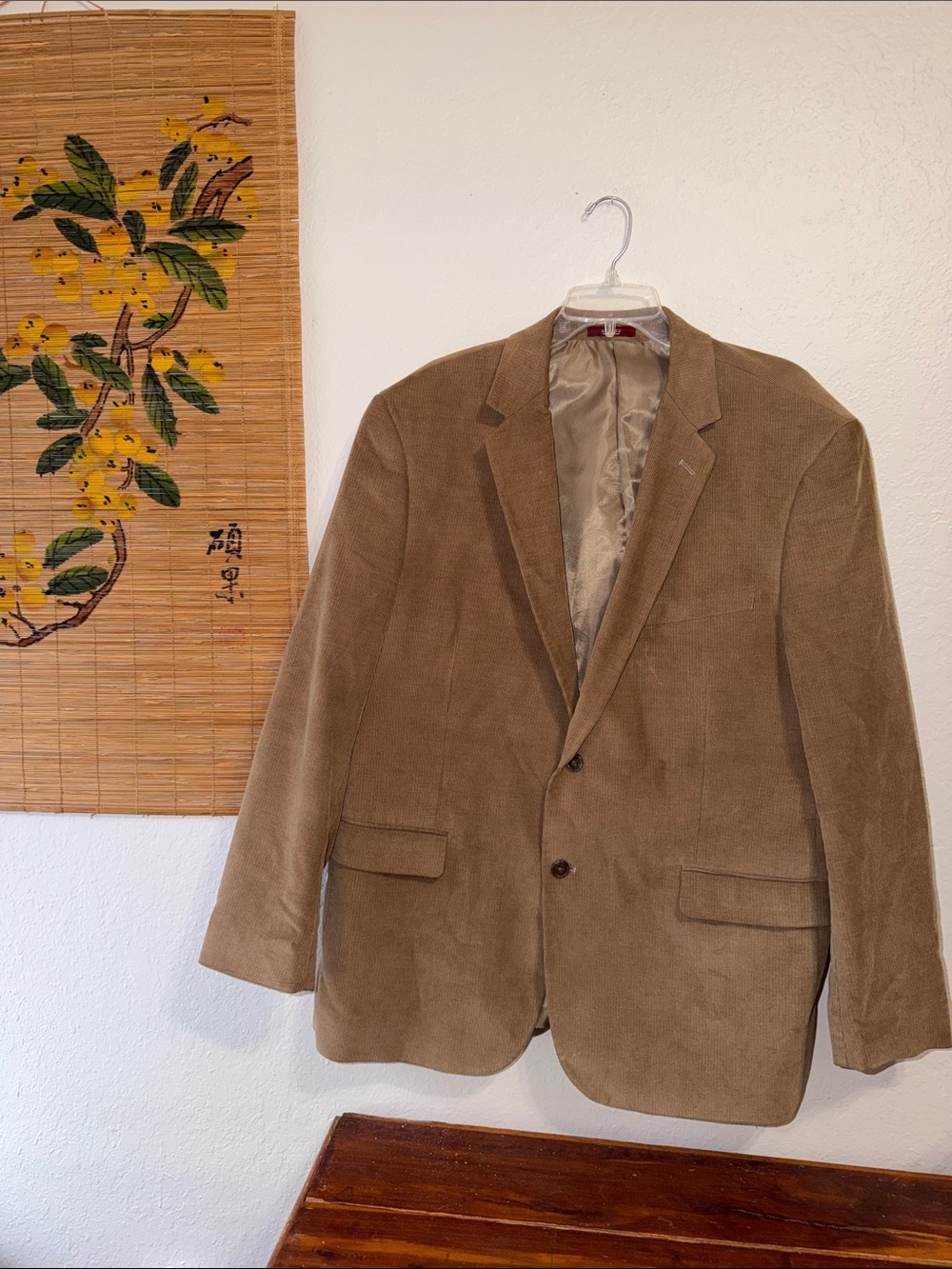 Vintage Italian Corduroy Sport Coat unisex 90s Retro Preppy Corduroy Blazer
